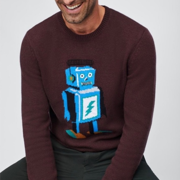 Bonobos Other - Bonobos Robot Crew Neck Sweater